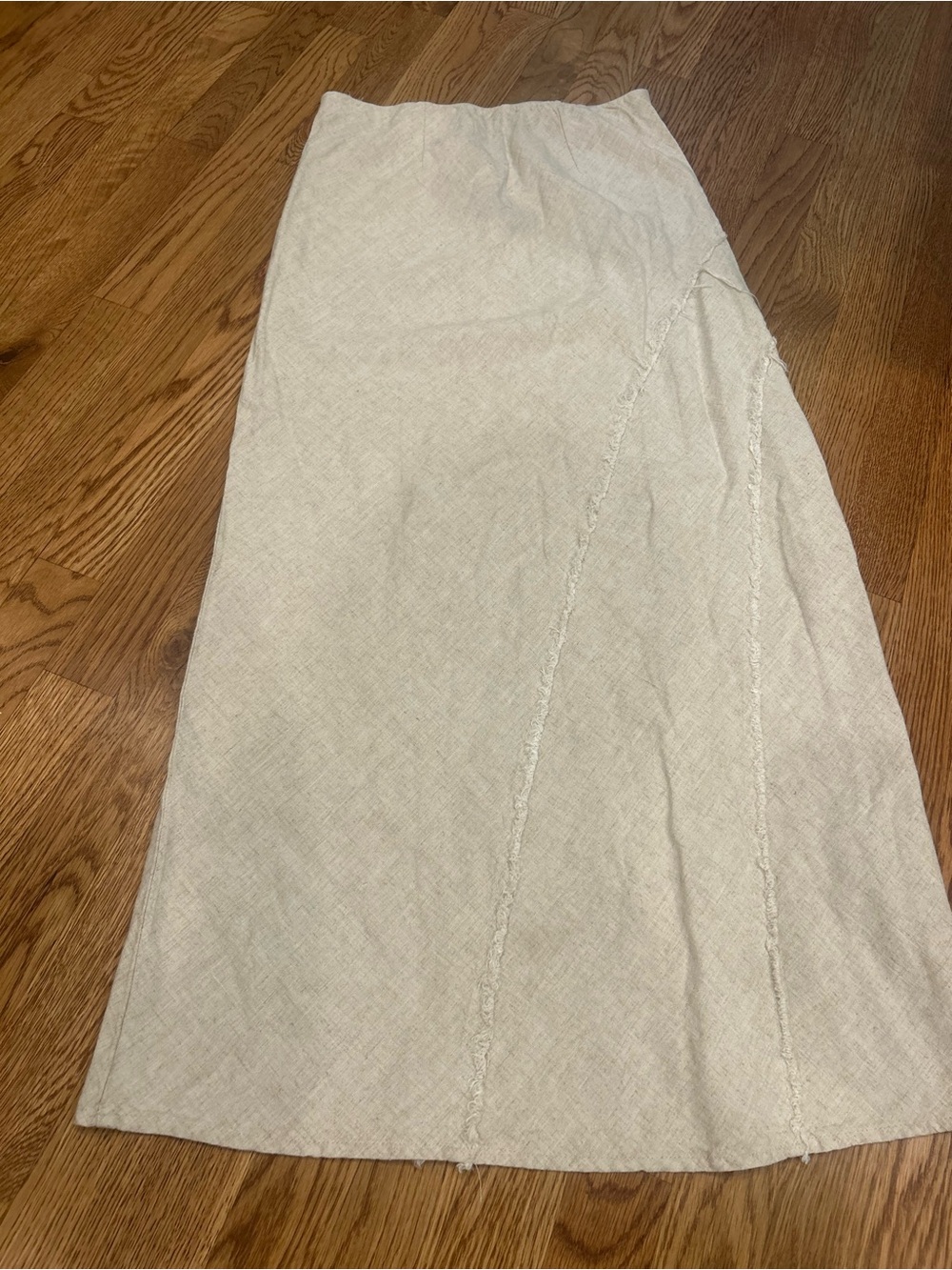 H&M Divided linen blend skirt - Picture 6 of 7